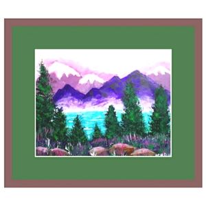 Alpine Glow       Large 16 "× 20" Large Acrylic